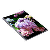 Carnet Hydrangea garden, rose, bleu, purple floral (Côté Droit)