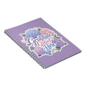 Carnet Hydrangea : La gratitude grandit ici (Côté Droit)