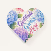 Carnet Hydrangea : La gratitude grandit ici (Devant)