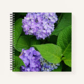 Carnet Hydrangea lavande (Devant)