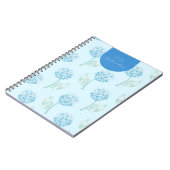 Carnet Hydrangea Personnalisable de Style Grandmillennial (Côté gauche)