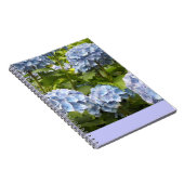 Carnet Hydrangeas Bleu Profond (Côté Droit)