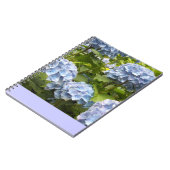 Carnet Hydrangeas Bleu Profond (Côté gauche)