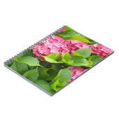 Carnet Hydrangeas Rose Foncé (Côté gauche)