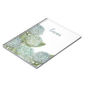 Carnet Hydrangée bleue (Côté gauche)