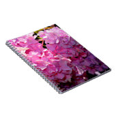 Carnet Hydrangée rose romantique (Côté Droit)