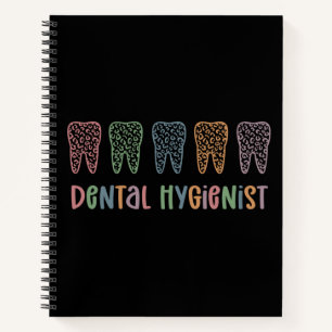 Carnet Hygiéniste dentaire RDH Dentist Léopards cadea
