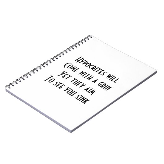 Carnet Hypocrites (Côté gauche)