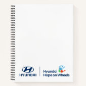 Carnet Hyundai & Hope on Wheels Notebook (Devant)