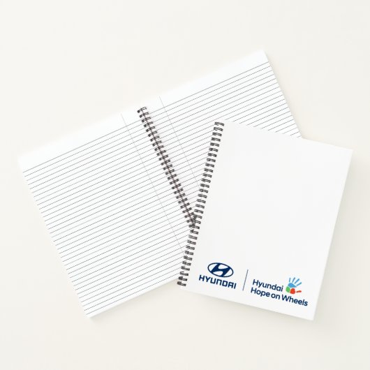 Carnet Hyundai & Hope on Wheels Notebook (Intérieur)