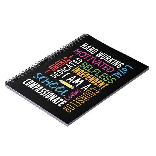 Carnet I Am A School (Côté gauche)