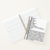 Carnet I AM AFFIRMATION Spiral Notebook (Intérieur)
