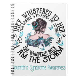 Carnet I Am The Storm Tourette's Syndrome Awareness