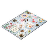 Carnet I’d Rather Be Brunching | Custom Monogram (Côté gauche)