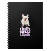 Carnet i dont weat, i sparkle | frenbuldog venin (Devant)