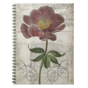 Carnet I floral français