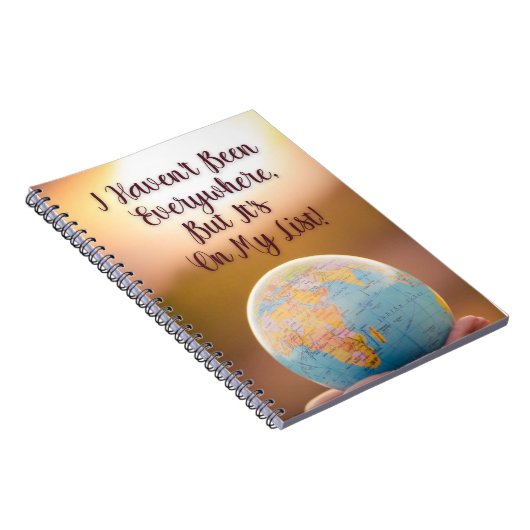 Carnet I Haven't Been Everywhere (Côté Droit)