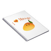 Carnet I Heart (amour) Mango (Côté Droit)