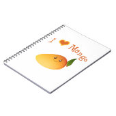Carnet I Heart (amour) Mango (Côté gauche)