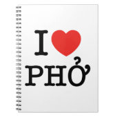 Carnet I Heart (Amour) Pho (Devant)