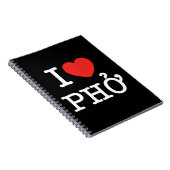 Carnet I Heart (Amour) Pho (Côté Droit)