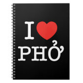 Carnet I Heart (Amour) Pho (Devant)