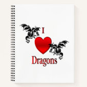 Carnet I Heart Dragons Personal (Devant)