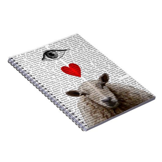 Carnet I Heart Ewe (Côté Droit)