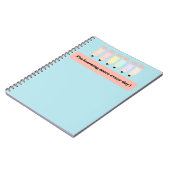 Carnet I Learn More Every Day!" Notebook Cover - Inspirin (Côté gauche)