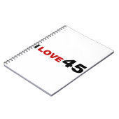 Carnet I Love 45 (Côté gauche)