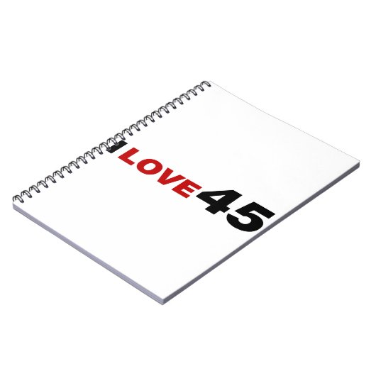 Carnet I Love 45 (Côté gauche)