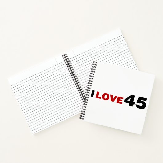 Carnet I Love 45 (Intérieur)