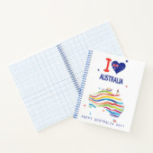 Carnet "I LOVE AUSTRALIA" Australia Day 26 janvier (Intérieur)