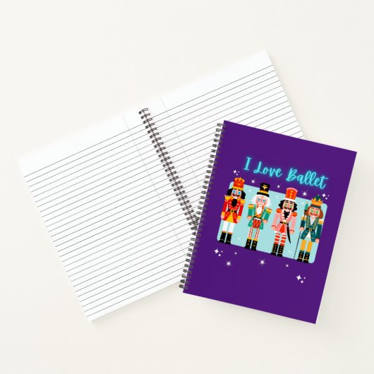 Carnet I Love Ballet Nutcrackers Notebook (Intérieur)