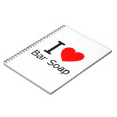 Carnet i Love Bar Soap (Côté gauche)