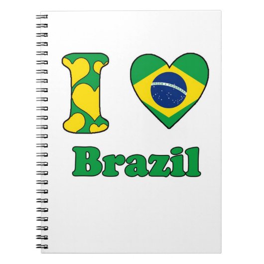 Carnet I love Brazil (Devant)