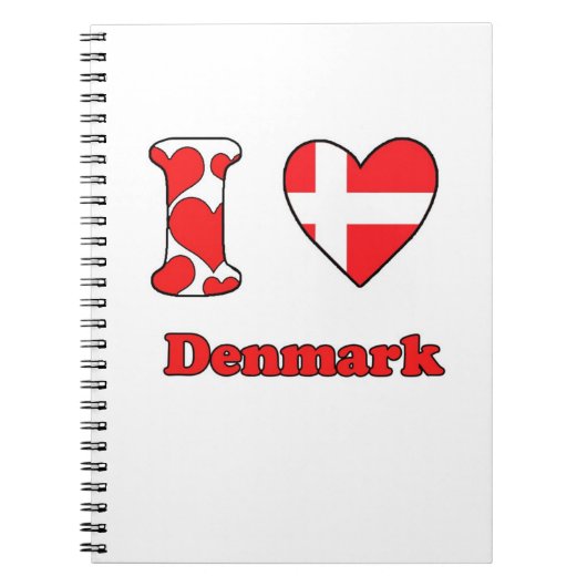 Carnet I love Denmark (Devant)