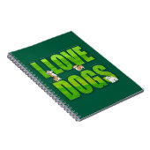 Carnet I love dogs (Côté Droit)