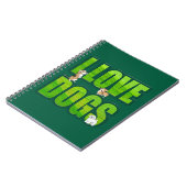 Carnet I love dogs (Côté gauche)