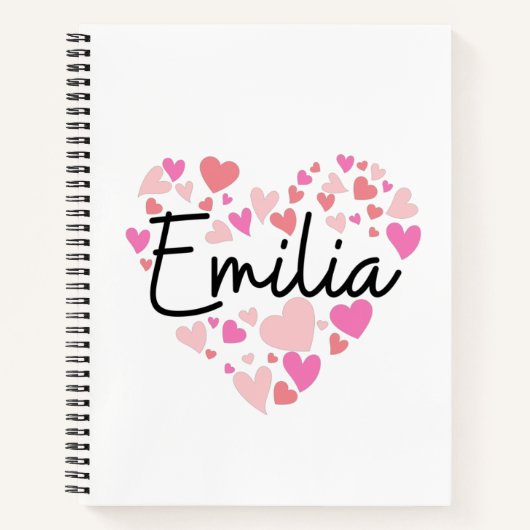 Carnet I love Emilia (Devant)