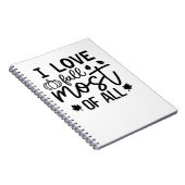 Carnet I Love Fall Most All Classic T-Shirt (Côté Droit)