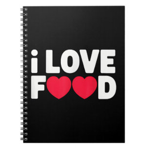 Carnet I Love Food Funny Foodie Cadeau pour hommes