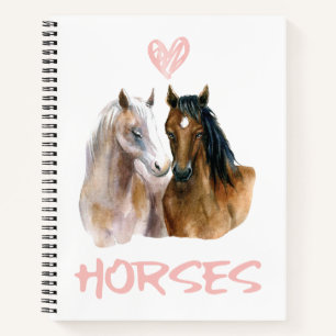 Carnet I Love Horses Portrait