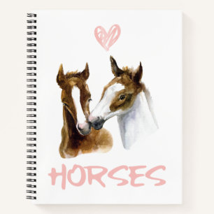Carnet I Love Horses Portrait