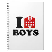 Carnet I Love Hotel Boys (Devant)