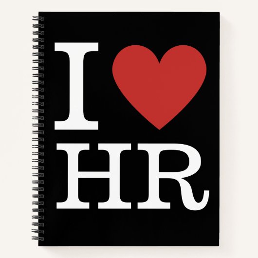 Carnet I ❤️ Love HR - Département RH (Devant)