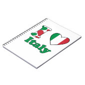 Carnet I love Italy (Côté gauche)