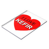 Carnet I Love Kefir (Côté gauche)