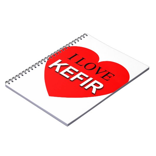 Carnet I Love Kefir (Côté gauche)