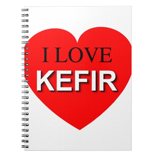 Carnet I Love Kefir (Devant)